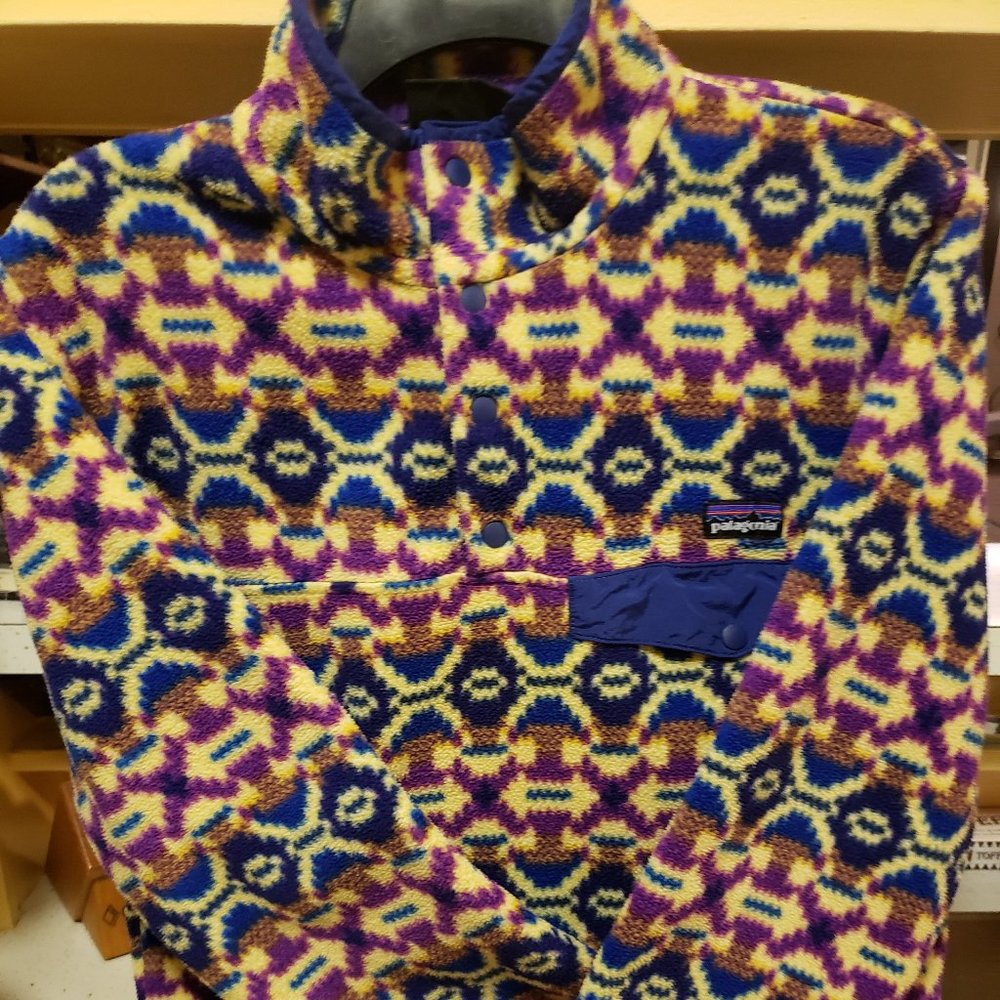 Women's Patagonia Synchilla  Pullover Fleece Tribal Aztec Med